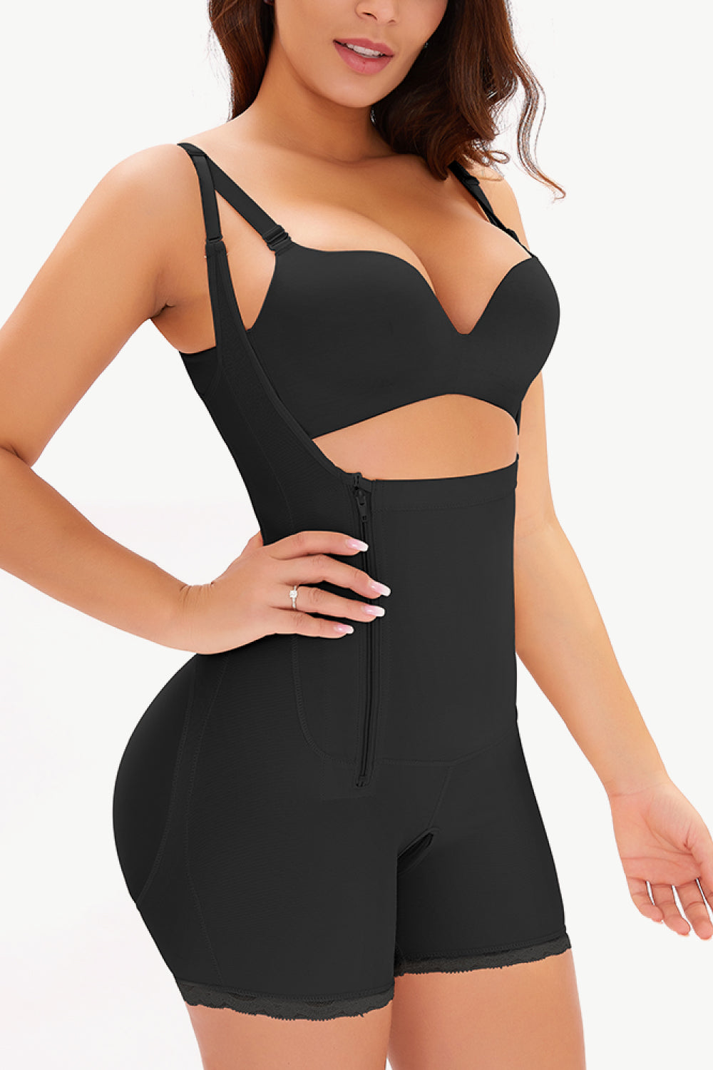 Flattering Full Size Shaping Bodysuit - The Exclusive Emerald